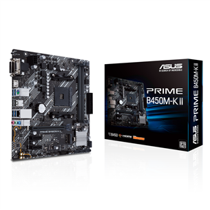 ASUS PRIME B450M-K II, mATX - Motherboard