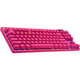 Logitech PRO X TKL, US, roosa - Juhtmevaba klaviatuur 920-012159