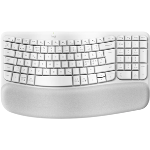Logitech Wave Keys, SWE, valge - Juhtmevaba klaviatuur 920-012299