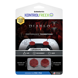 KontrolFreek Diablo IV, PS4, PS5, 2 tk, punane - Nupud 2901-PS5