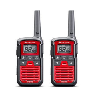 Midland XT10 Pro, black/red - Two-way radios A604