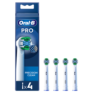 Braun Oral-B Precision Clean Pro, 4 pcs, white - Extra brushes EB20-4NEW