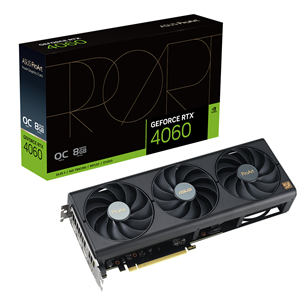 ASUS, NVIDIA GeForce RTX 4060, 8 ГБ, GDDR6, 128 бит - Графическая карта 4711387299401