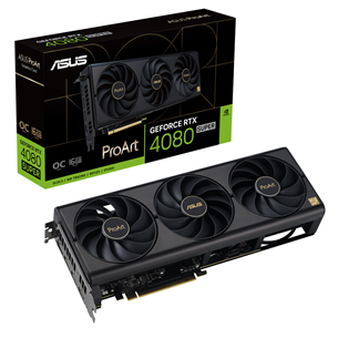 ASUS, NVIDIA GeForce RTX 4080 Super, 16 ГБ, GDDR6X, 256 бит - Графическая карта 4711387475027