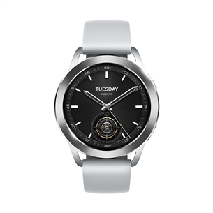 Xiaomi Watch S3, hõbe - Nutikell BHR7873GL