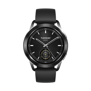 Xiaomi Watch S3, must - Nutikell BHR7874GL