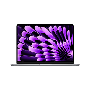 Apple MacBook Air 13'' (2024), M3 8C/8C, 8 GB, 256 GB, RUS, hall - Sülearvuti MRXN3RU/A