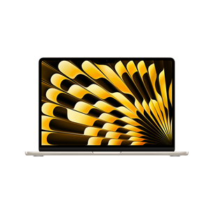 Apple MacBook Air 13'' (2024), M3 8C/8C, 8 GB, 256 GB, ENG, kuldne - Sülearvuti MRXT3ZE/A