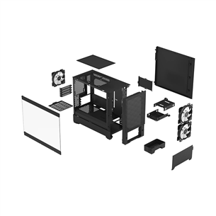 Fractal Design Pop Mini Air, RGB, black - PC case