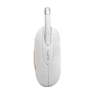 JBL Clip 5, white - Portable Wireless Speaker