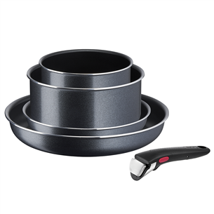 Tefal Ingenio XL Force, 5 предметов, 16/20/22/28 см - Комплект кастрюль и сковородок + съемная ручка