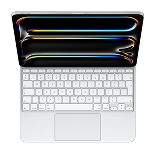 Apple Magic Keyboard, iPad Pro 13'' (M4), 2024, ENG, белый - Клавиатура