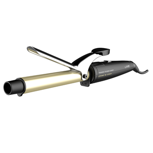 GA.MA Dual Plates, 19 mm, black - Curling iron