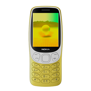 Nokia 3210 4G, Dual SIM, kuldne - Mobiiltelefon 1GF025CPD4L01