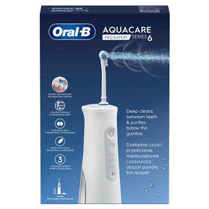 Braun Oral-B AquaCare 6, белый - Ирригатор