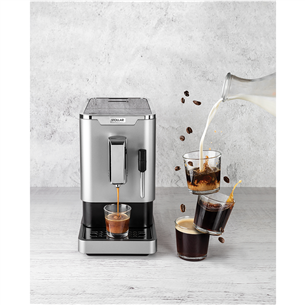 Stollar the Slim Café, inox/black - Espresso machine