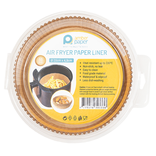 Amber Paper, 20 x 4.5 cm - Paper liners for air fryer 3132846