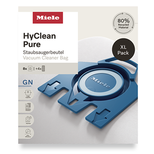 Miele HyClean Pure GN, XL pack, 8 pcs - Dust bags 10632870