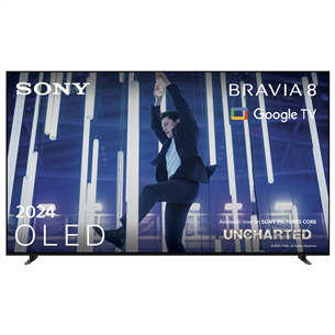Sony Bravia 8, 55", 4K UHD, OLED, dark silver - TV