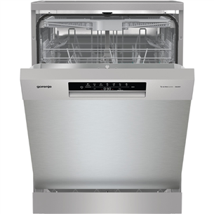 Gorenje, 16 place settings, grey - Free standing dishwasher GS643D90X