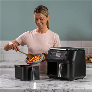 Ninja Foodi Dual Zone, 7,6 L, 2400 W, black - Air fryer