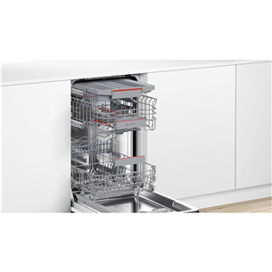 Bosch, Series 4, 10 place settings - Built-in dishwasher