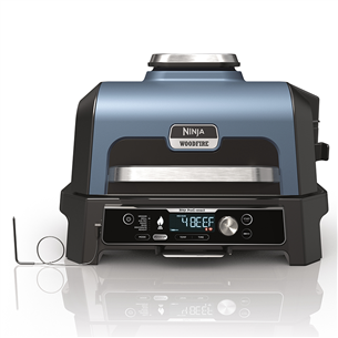 Ninja Woodfire Pro Connect XL, blue/black - Electric BBQ Grill & Smoker OG901EU