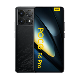 POCO F6 Pro, 1 TB, black - Smartphone