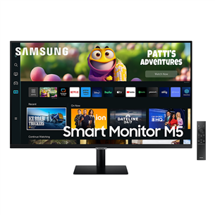 Samsung Smart Monitor M5 M50C, 32'', LED VA, черный - Монитор LS32DM500EUXDU