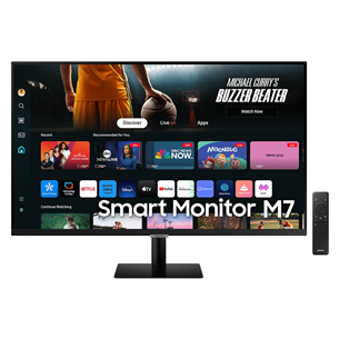 Samsung Smart Monitor M7 M70D, 43'', LED VA, UHD, USB-C, must - Monitor LS43DM702UUXDU