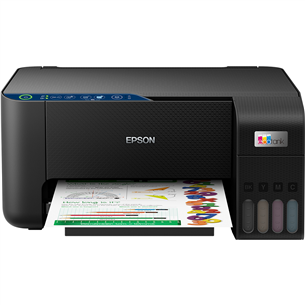 Epson EcoTank L3271, Wi-Fi, must - Multifunktsionaalne tindiprinter / fotoprinter C11CJ67435