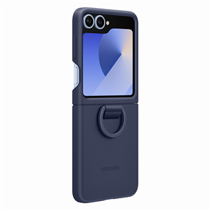 Samsung Silicone case, Galaxy Flip6, темно-синий - Силиконовый чехол