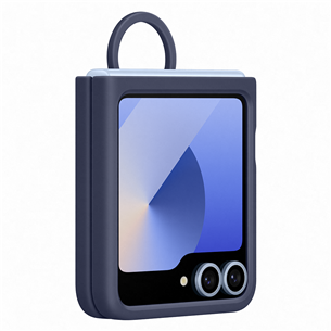 Samsung Silicone case, Galaxy Flip6, темно-синий - Чехол