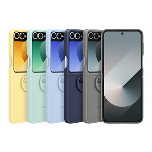 Samsung Silicone case, Galaxy Flip6, blue - Case