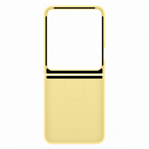 Samsung Silicone case, Galaxy Flip6, желтый - Силиконовый чехол