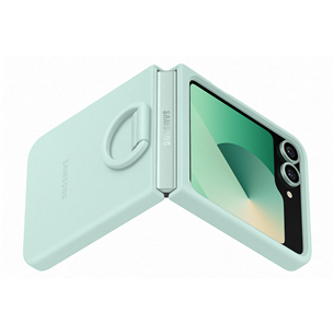 Samsung Silicone case, Galaxy Flip6, светло-зеленый - Чехол
