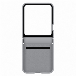 Samsung Kindsuit Case, Galaxy Flip6, серый - Чехол EF-VF741PJEGWW