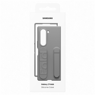 Samsung Silicone Case, Galaxy Fold6, серый - Чехол