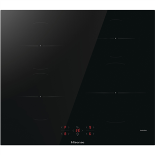Hisense, width 59.5 cm, frameless, black - Built-in Induction Hob HI6401BSC