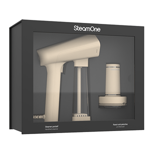 SteamOne, beige - Portable steamer + lint remover