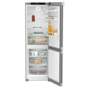 Liebherr, Pure NoFrost, 330 L, height 186 cm, silver - Refrigerator