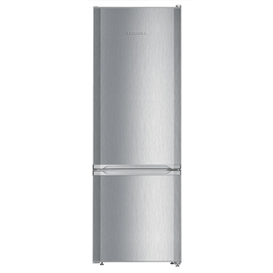 Liebherr, SmartFrost, 265 L, height 162 cm, silver - Refrigerator CUELE2831