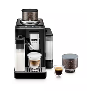 DeLonghi Rivelia Onyx Black, black - Espresso machine EXAM440.55.B