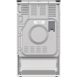 Gorenje, 62 L, laius 50 cm, valge - Gaasipliit elektriahjuga