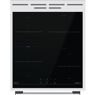 Gorenje, 70 L, width 50 cm, white - Induction cooker with electric oven