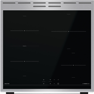 Gorenje, 71 L, width 60 cm, inox - Induction cooker with electric oven