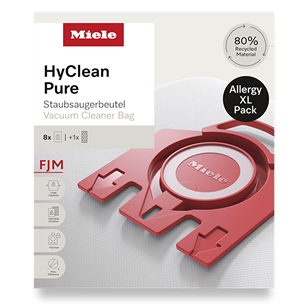 Miele FJM Allergy XL HyClean Pure, 8 pcs - Dustbags + HEPA filter 12498190