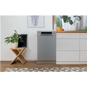 Gorenje, 11 place settings, silver - Free standing dishwasher