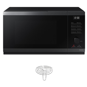 Samsung, 23 L, black - Microwave oven with grill