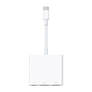 Apple USB-C Digital AV Multiport, valge - Adapter MW5M3ZM/A